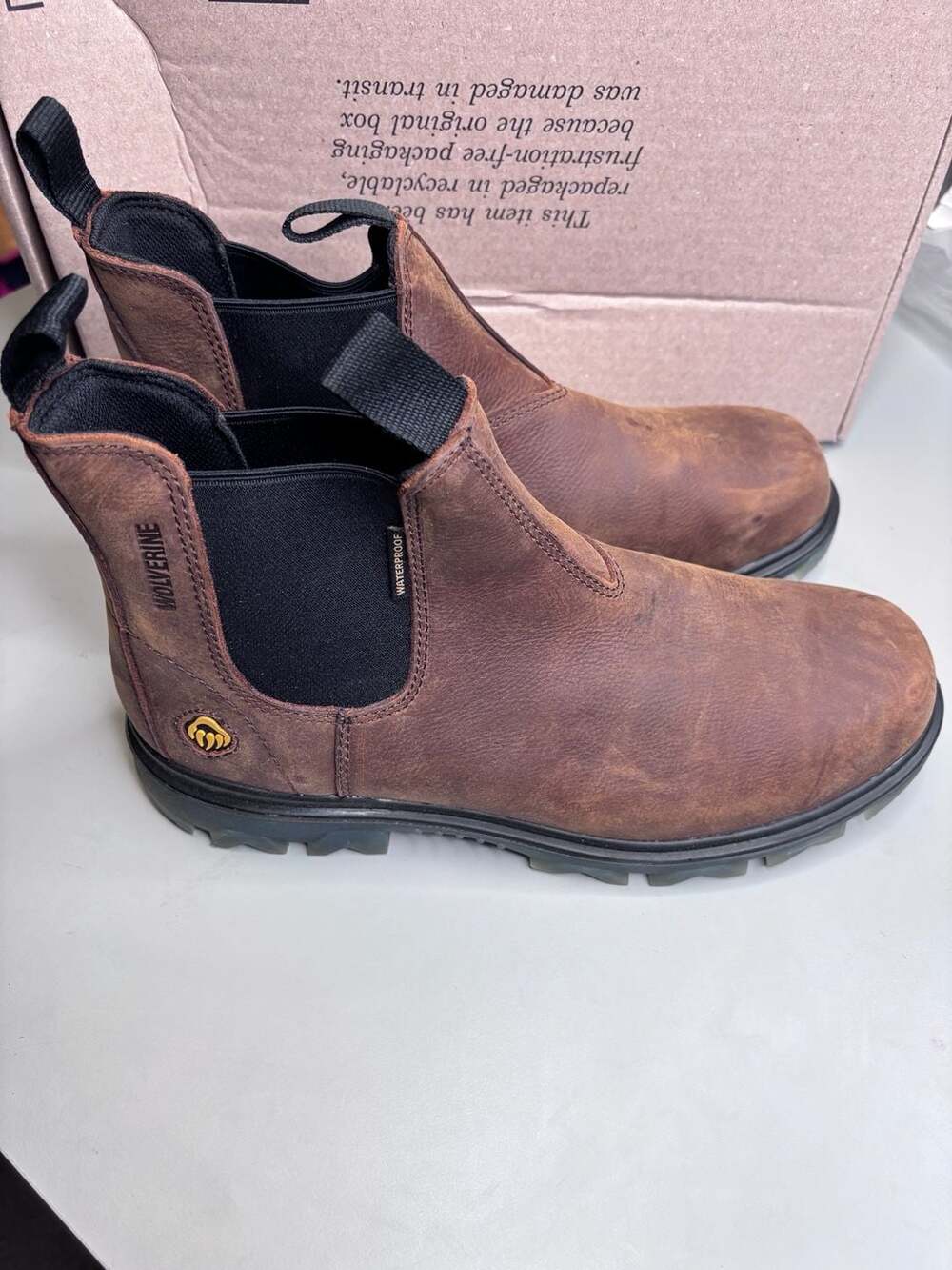 Wolverine I-90 EPX Romeo Waterproof Work Boots size 10